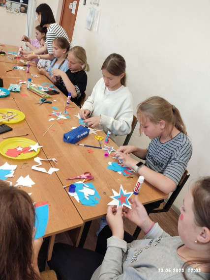 Сегодня в нашем школьном лагере отмечали День России.